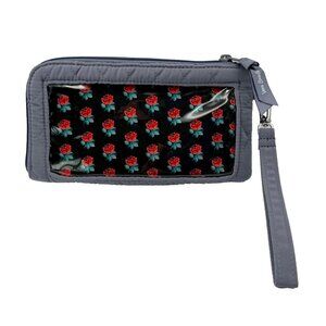 Vera Bradley Women's Wristlet RFID Gray Wallet *$69 Retail